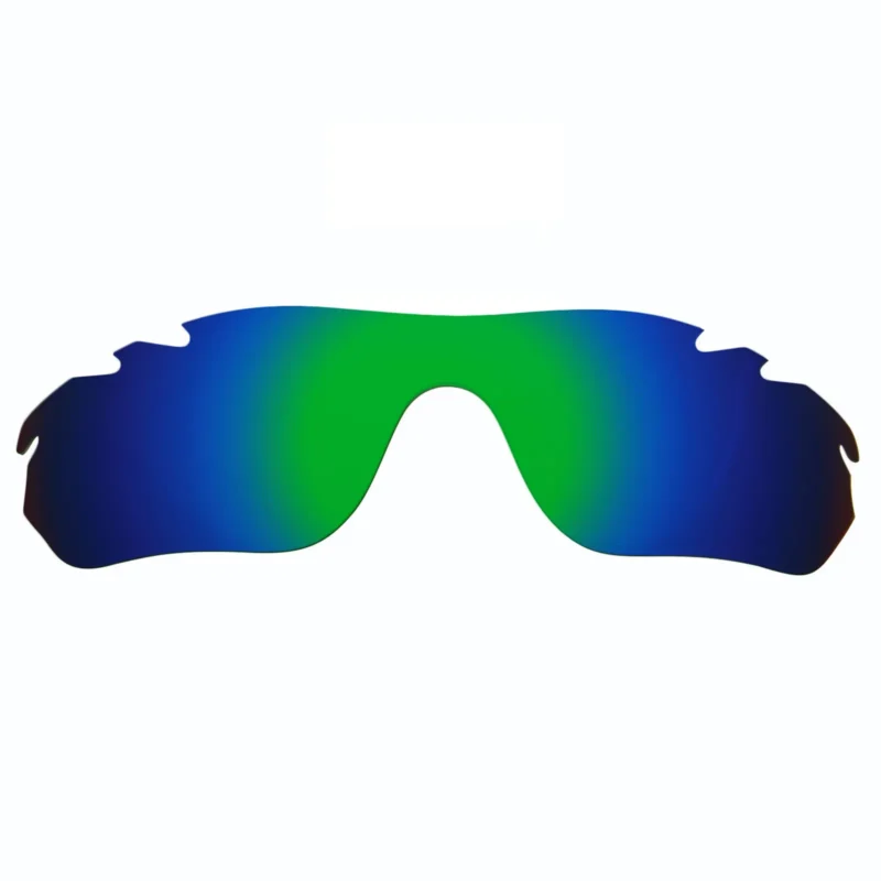 Replacement Polarized Vented Lenses for Oakley Radarlock Edge (Green Mirror)