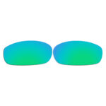 Replacement Polarized Lenses for Oakley Square Wire 2.0 (Green Mirror)