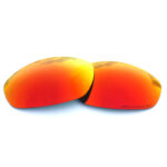 Replacement Polarized Lenses for Oakley Whisker (Fire Red Mirror)