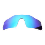 Replacement Polarized Vented Lenses for Oakley Radar EV Pitch OO9211 (Ice Blue Mirror)