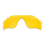 Replacement Polarized Vented Lenses for Oakley RadarLock Path (Asia Fit) OO9206 (Yellow - Night Vision)