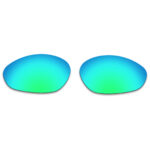 Polarized Replacement Lenses for Oakley Monster Dog (Emerald Green Mirror)