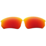 Polarized Replacement Lenses For Oakley Flak Beta (Asian Fit) OO9372 (Fire Red Mirror)