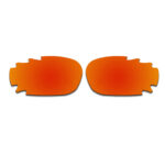 Replacement Polarized Vented Lenses for Oakley Racing Jacket (Fire Red)
