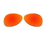 Replacement Polarized Lenses for Oakley Plaintiff (Fire Red Mirror)