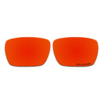 Replacement Polarized Lenses for Oakley Jury OO4045 (Fire Red Mirror)