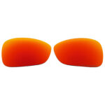 Polarized Replacement Lenses For Oakley Montefrio (Square O & Stretchline) (Fire Red)