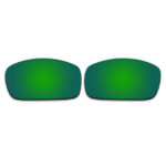 Polarized Replacement Sunglasses Lenses for Spy Optics Logan (Green Mirror)