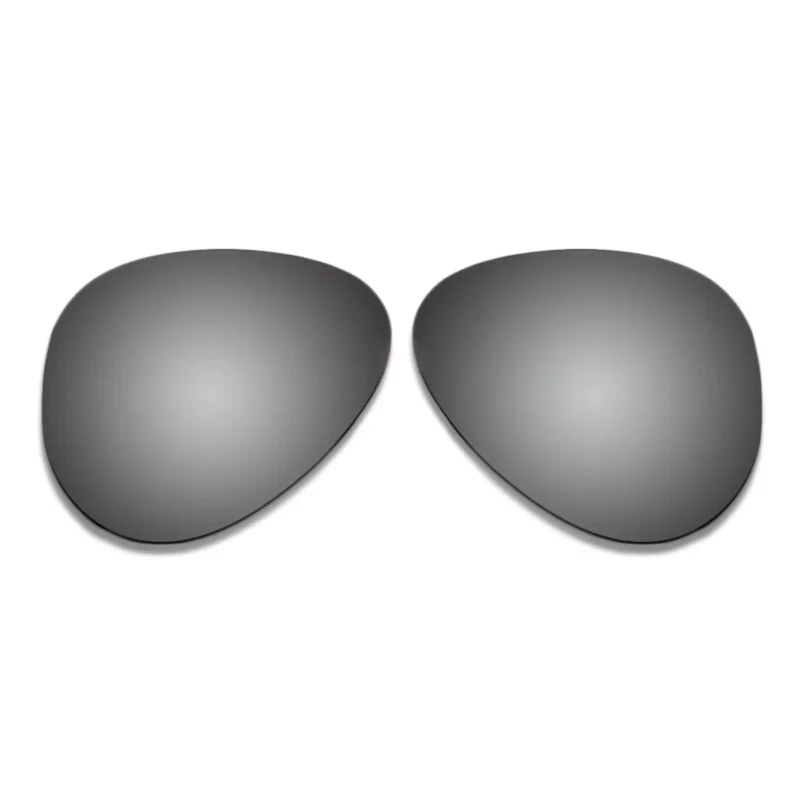 Polarized Sunglasses Replacement Lens For Ray-Ban Aviator RB3026 (62mm) (Silver Coating)