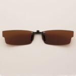 Custom Polarized Clip on Sunglasses For RayBan RB6182 53x17 (Bronze Brown Color Lenses)