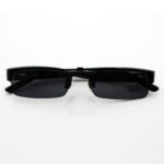 Custom Polarized Clip on Sunglasses For RayBan RB6182 53x17 (Black Color Lenses)