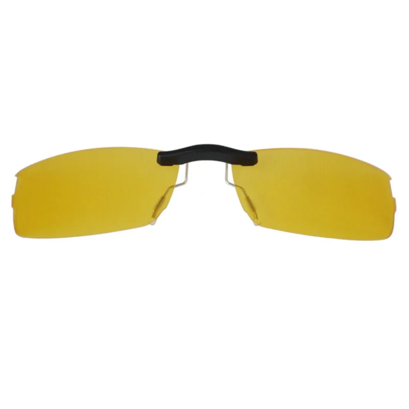 Custom Polarized Clip On Replacement Sunglasses For Oakley HALFSHOCK OX3119 3119 55x19 (Yellow) - Night Vision