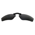 Custom Polarized  Clip On Replacement Sunglasses For Oakley CROSSLINK SWEEP OX8031 55x18 (Black)
