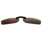 Custom Polarized  Clip On Sunglasses For RayBan RB5187 (RX5187) 52x16 (Bronze Brown)