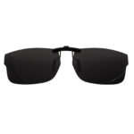 Custom Polarized Clip on Sunglasses For RayBan RB5245 (RX5245) 52x17 (Black)