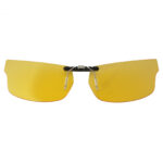 Custom Polarized Clip on Sunglasses For RayBan RB5245 (RX5245) 54x17 (Yellow) - Night Vision