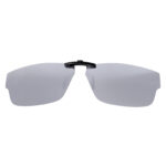 Custom Polarized Clip On Replacement Sunglasses For Oakley Airdrop OX8046 (57mm) 57-18-143 (Silver Color)