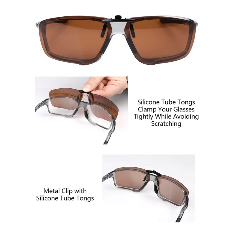 Custom Polarized Clip On Sunglasses for Oakley Men's Ox8080 Crosslink Zero Asian Fit Square Prescription Eyewear Frames 58mm - Image 9