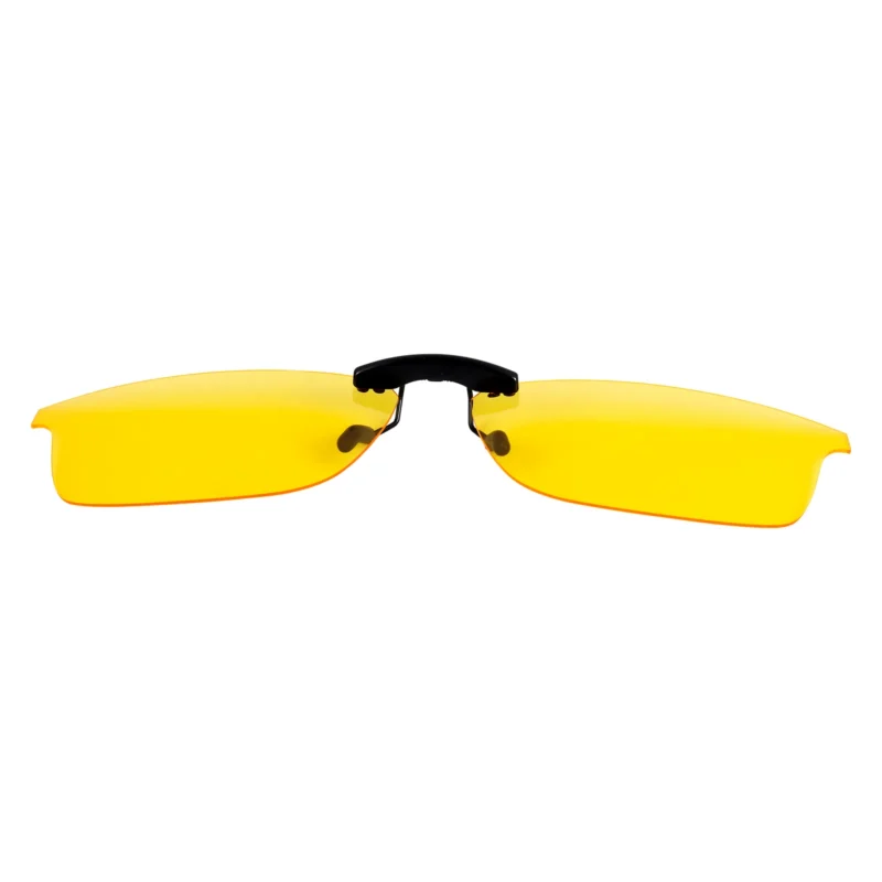 Custom Polarized Clip-On Sunglasses for Ray-Ban RX6335 Rectangular Prescription Eyeglass Frames 54mm (Yellow) - Image 2