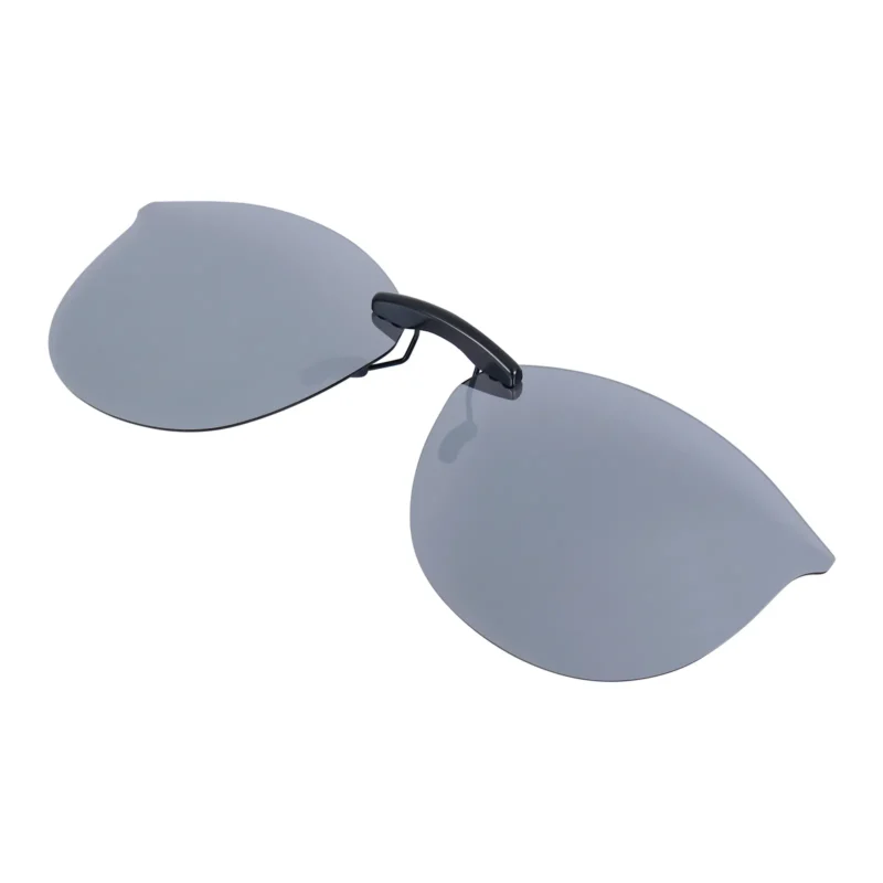 Custom Polarized Clip On Sunglasses for Ray-Ban RX7140 RB7140 Square Prescription Eyewear Frame 51mm (Silver) - Image 2