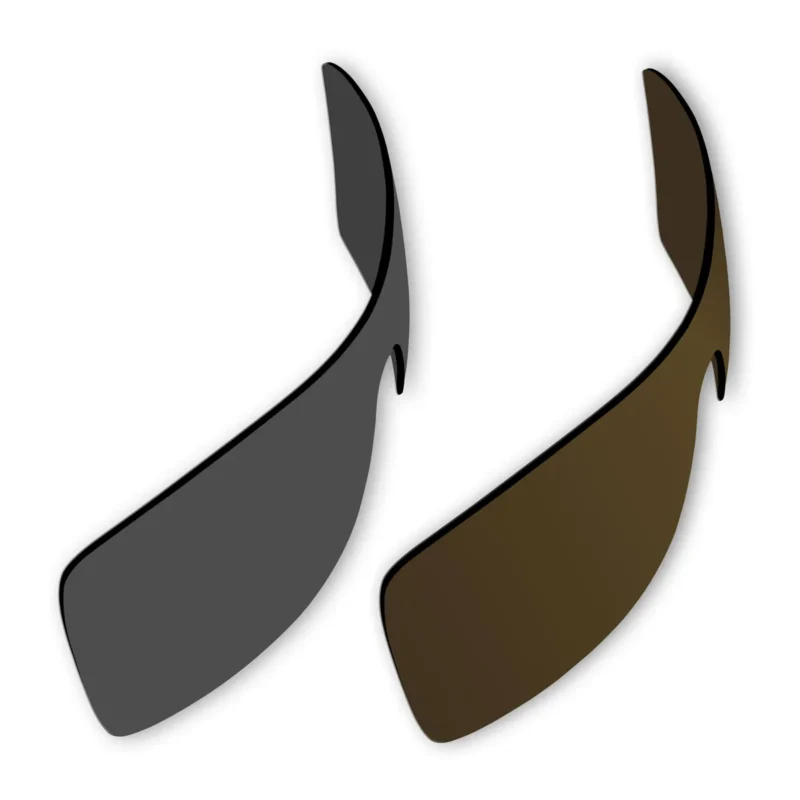 Polarized Lenses for Oakley Batwolf 2 Pair Combo (Grey, Bronze Brown) - Image 3