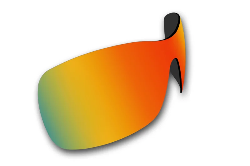 Replacement Polarized Lenses for Oakley Antix (Fire Red Mirror) - Image 3