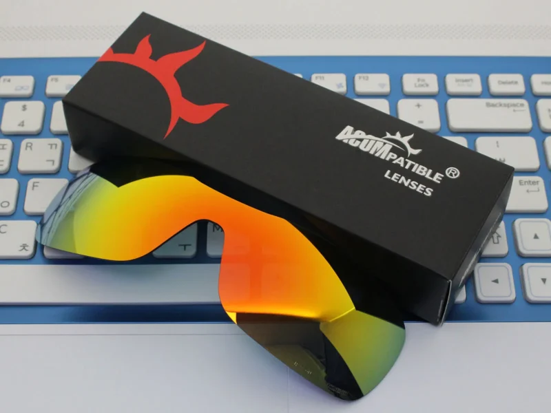 Replacement Polarized Lenses for Oakley Antix (Fire Red Mirror) - Image 7