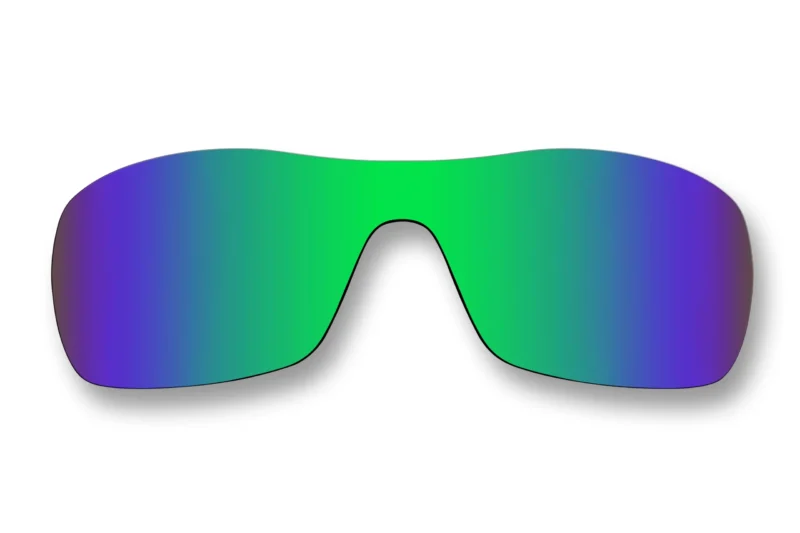 Replacement Polarized Lenses for Oakley Antix (Emerald Green Mirror)