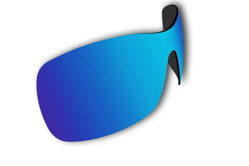 Replacement Polarized Lenses for Oakley Antix (Ice Blue Mirror) - Image 3