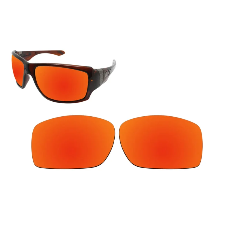 Replacement Polarized Lenses for Oakley Big Taco OO9173 (Fire Red Mirror) - Image 7