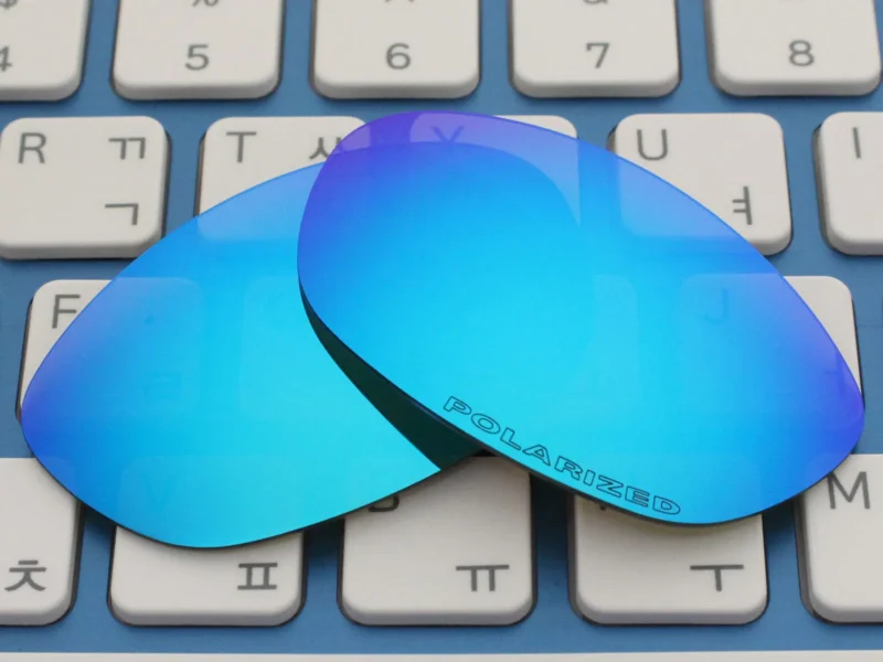 Replacement Polarized Lenses for Oakley Fives 2.0 (Ice Blue Mirror) - Image 2