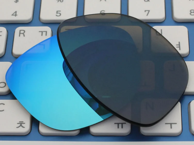 Replacement Polarized Lenses for Oakley Frogskins (Ice Blue Mirror) - Image 3