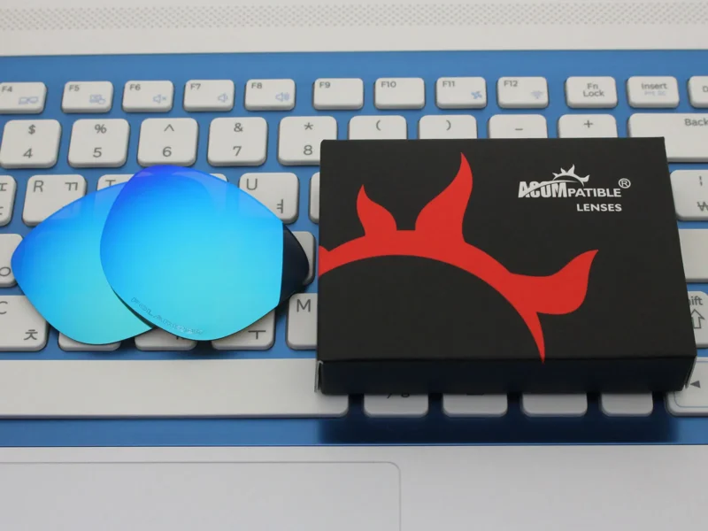 Replacement Polarized Lenses for Oakley Frogskins (Ice Blue Mirror) - Image 4