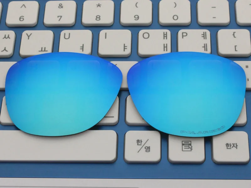 Replacement Polarized Lenses for Oakley Frogskins (Ice Blue Mirror)