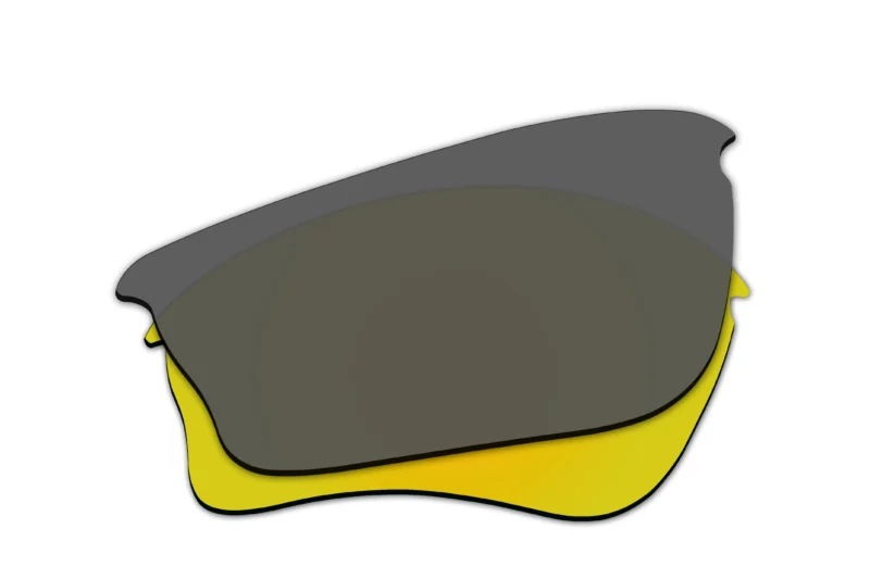 Replacement Polarized Lenses for Oakley Half Jacket XLJ (Golden Yellow Coating) - Image 2