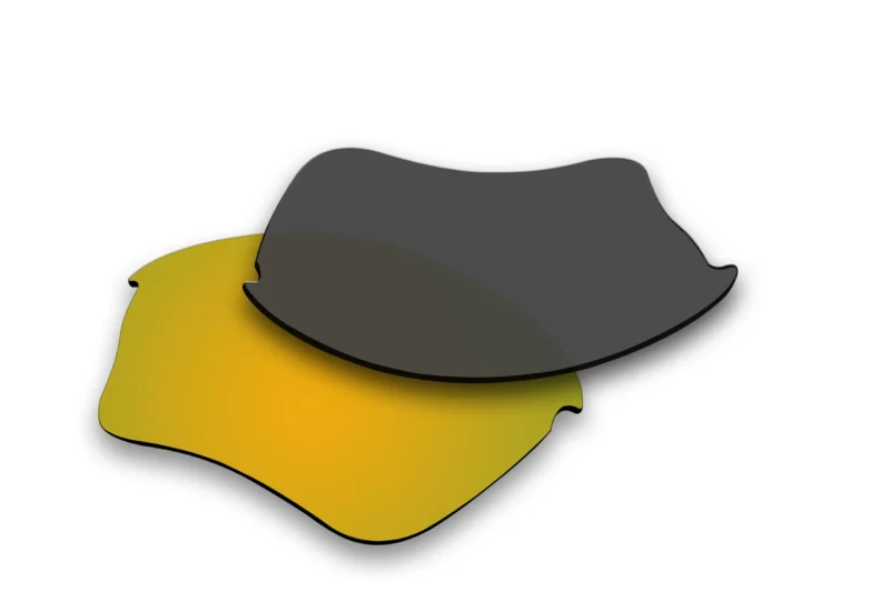 Replacement Polarized Lenses for Oakley Half Jacket XLJ (Golden Yellow Coating) - Image 4