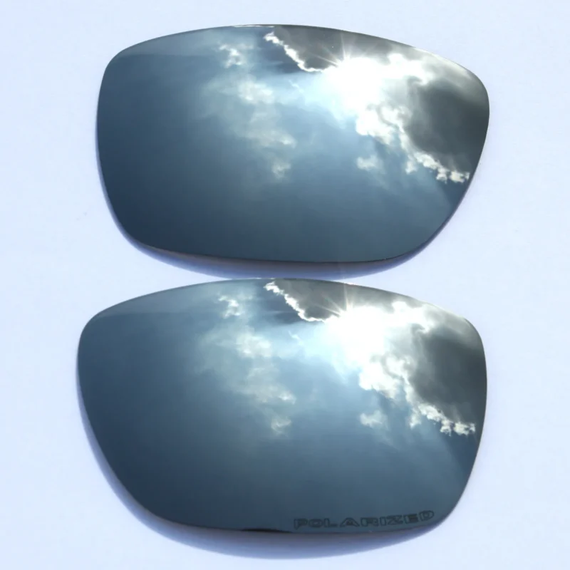 Replacement Polarized Lenses for Oakley Tinfoil Carbon OO6018 (Silver Mirror) - Image 4