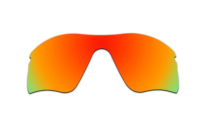 Replacement Polarized Lenses for Oakley Radar Range (Fire Red Mirror)