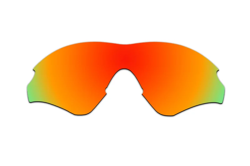 Replacement Polarized Lenses for Oakley M2 Frame XL (Asia Fit) OO9345 (Fire Red Mirror)