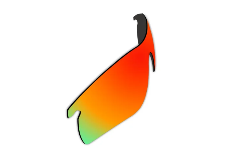 Replacement Polarized Lenses for Oakley RadarLock Path (Asia Fit) OO9206 (Fire Red Mirror) - Image 3