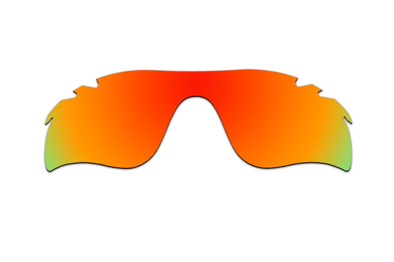 Replacement Polarized Vented Lenses for Oakley RadarLock Path (Asia Fit) OO9206 (Fire Red Mirror)