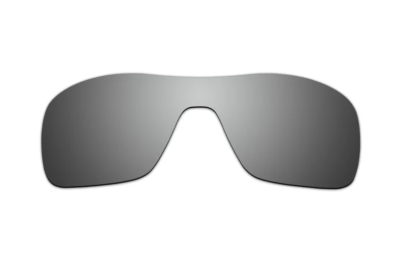 Replacement Polarized Lenses for Oakley Turbine Rotor OO9307 (Silver Mirror Coating)