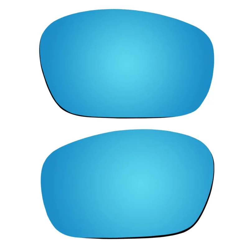 Replacement Polarized Lenses for Oakley Racing Jacket, New (Ice Blue Mirror)