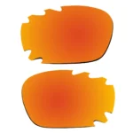 Replacement Polarized Vented Lenses for Oakley Racing Jacket (Fire Red)