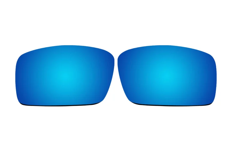 Replacement Polarized Lenses for Oakley Oil Drum (Ice Blue Mirror)