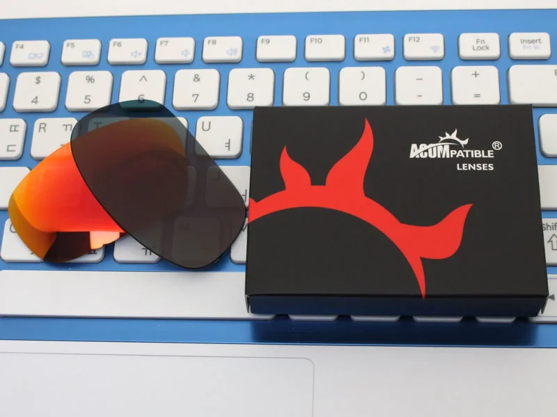 Replacement Polarized Lenses for Oakley Jawbone (Fire Red Mirror) - Image 5