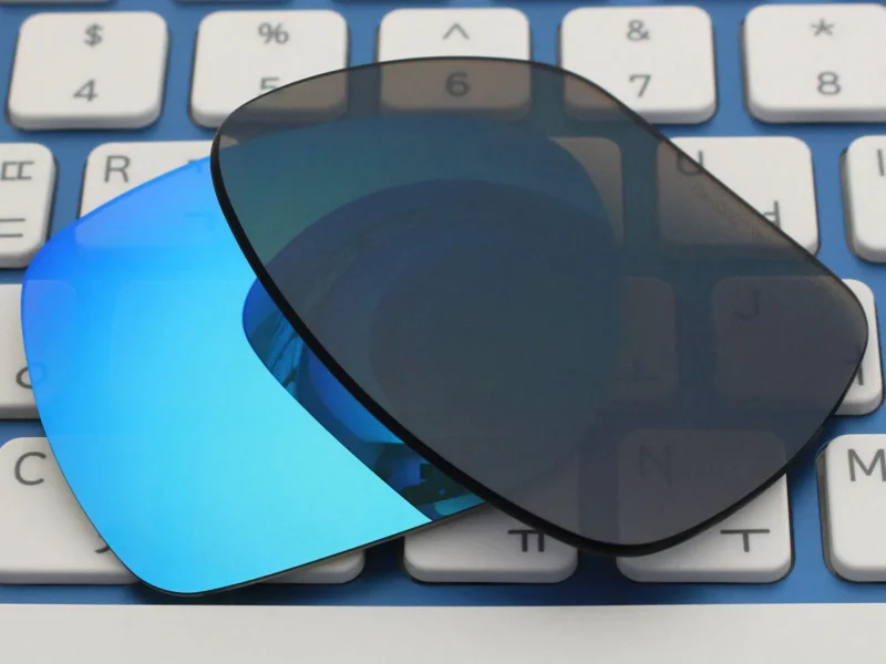 Replacement Polarized Lenses for Oakley Deviation (Ice Blue Mirror) - Image 3