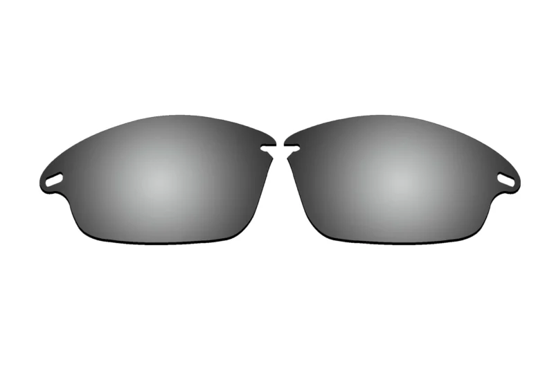 Replacement Polarized Lenses for Oakley Fast Jacket OO9097 (Silver Coating Mirror)