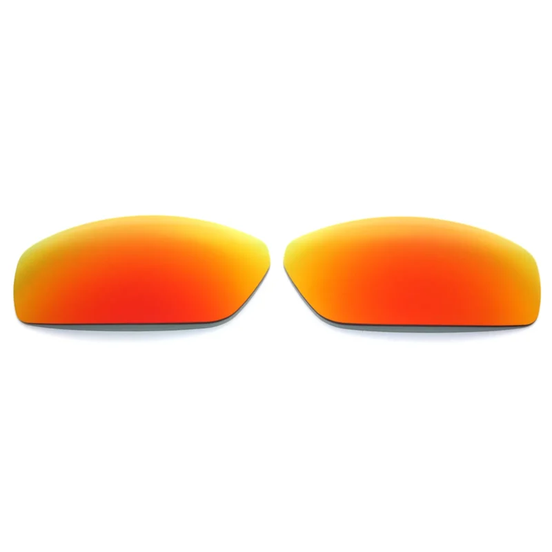 Polarized Replacement Sunglasses Lenses for Spy Optics Dirty Mo (Fire Red Mirror)