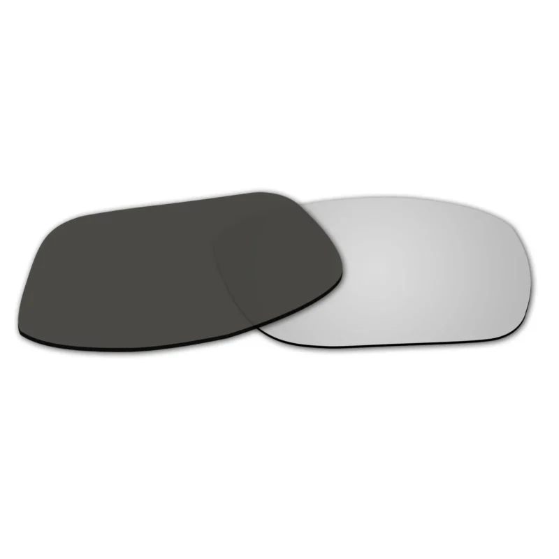 Polarized Replacement Sunglasses Lenses for Spy Optics Discord (Silver Mirror) - Image 2